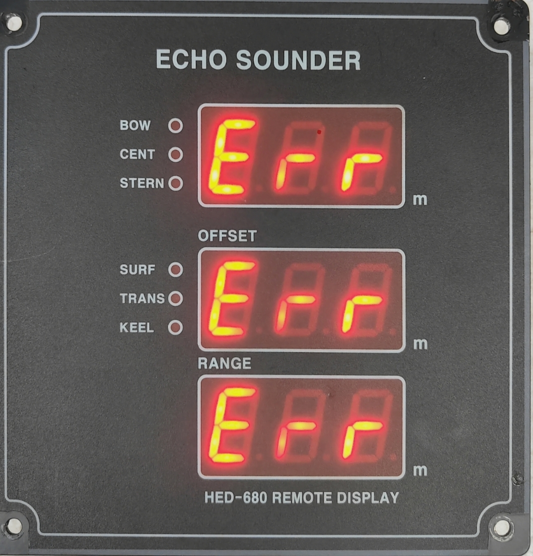 ECHO SOUNDER  MODEL  HED-680CF - A-B Electric