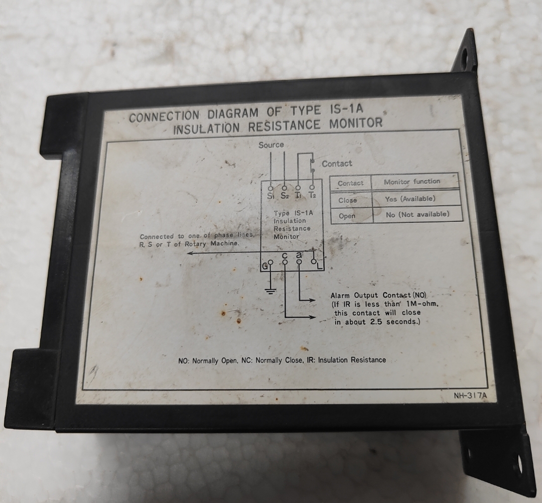 TOYO KEIKI INSULATION RESISTANCE MONITOR IS-2 - Image 2