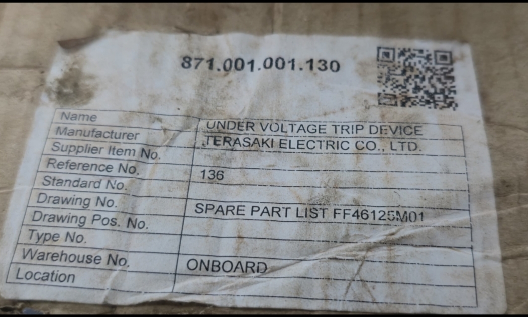 UVT TRIP DEVICE AUT-1BDR - A-B Electric